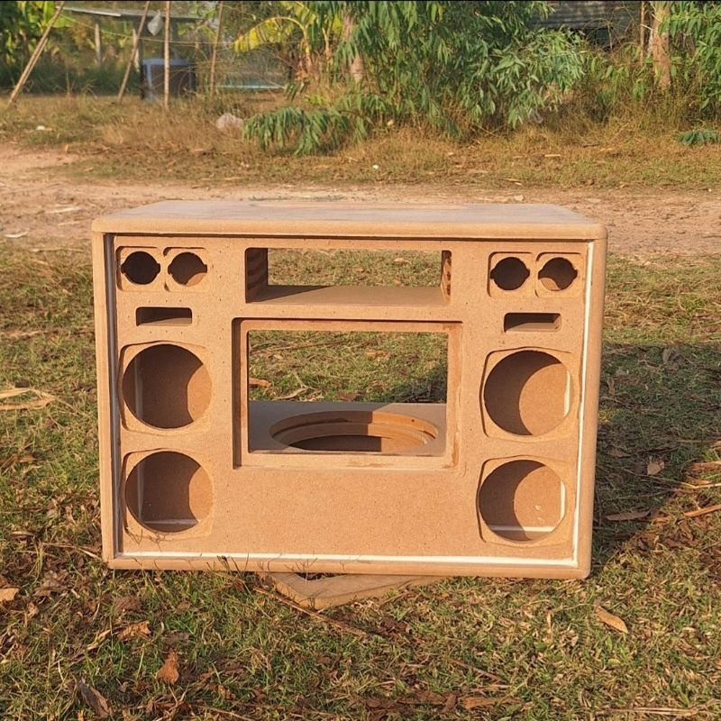 ตู้เปล่า8 นิ้วDiy รุ่นดอกคว้ำ แรงไม่ต้องล้น