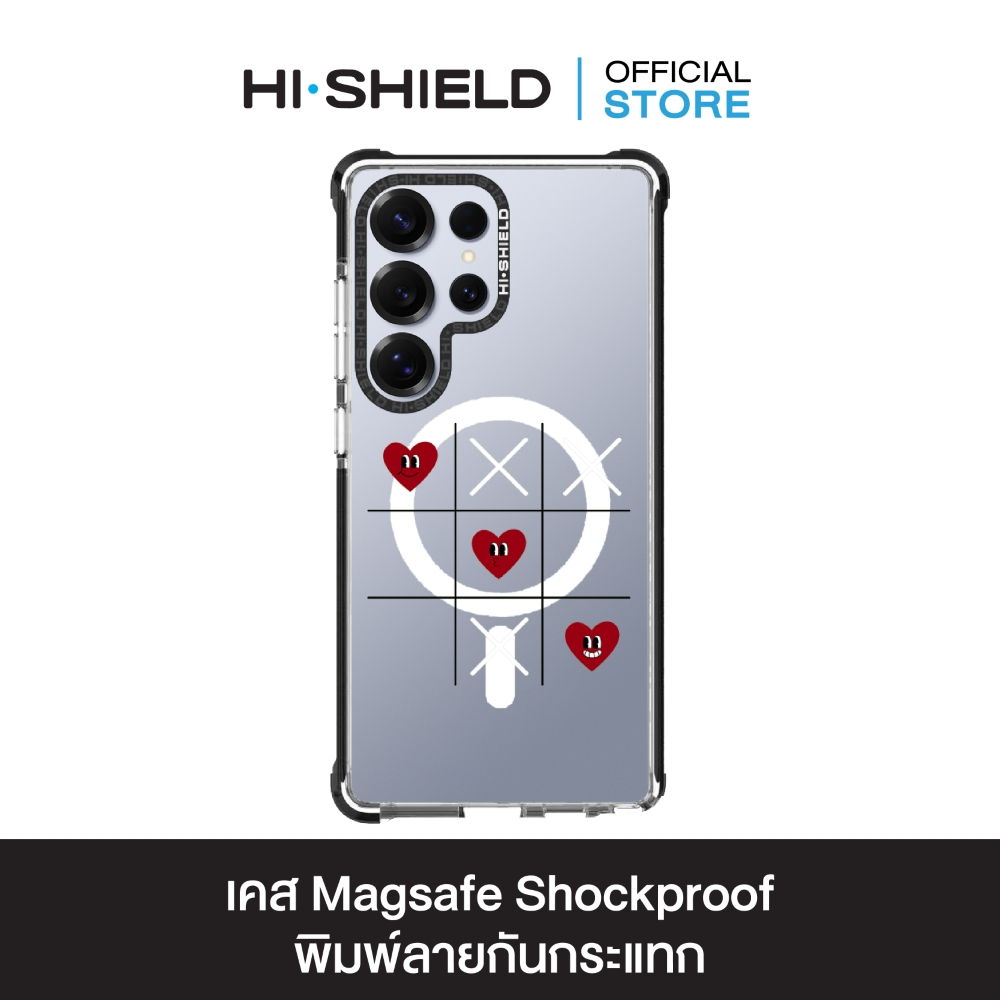 HI-SHIELD Stylish Magsafe Shockproof Case รุ่น Valentine S176 [SAMSUNG S24 Ultra , S25 Ultra] - เคสแม่เหล็กกันกระแทก