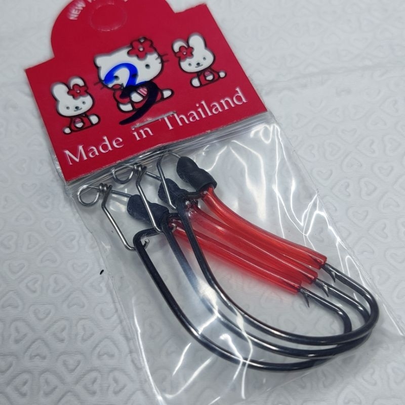 ตะขอเบ็ดเกี่ยวเขียดสด ขนาด1/0,2/0,3/0 - รูปที่ 3