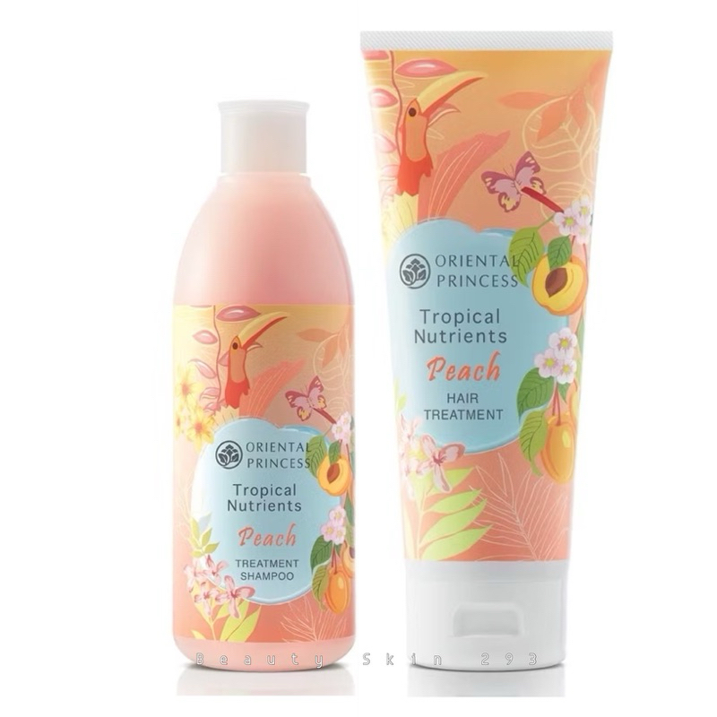 พร้อมส่ง 🍑แชมพูพีช Oriental Princess Tropical Nutrients Peach Hair Treatment
