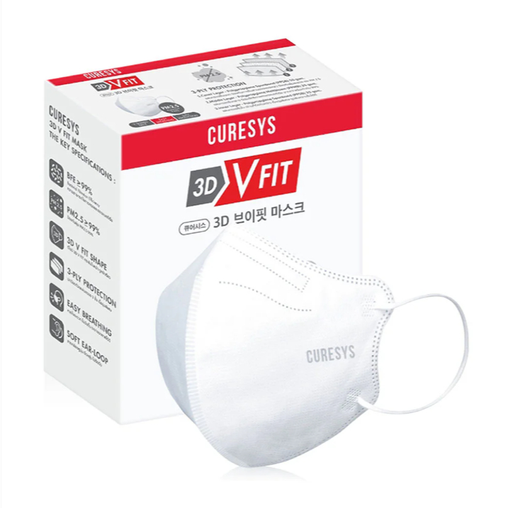 CURESYS 3D V Fit Mask หน้ากากอนามัย 20ชิ้น/กล่อง