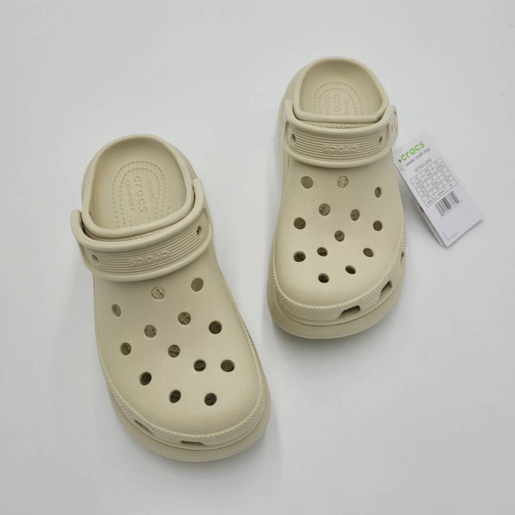 รองเท้าลำลองแฟชั่น สไตล์ Crocs Classic Crush Clog