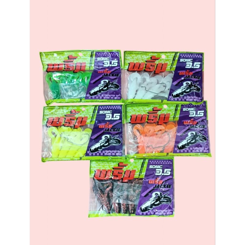 เหยื่อพริ้ม Jackie รุ่น sonic 3.5