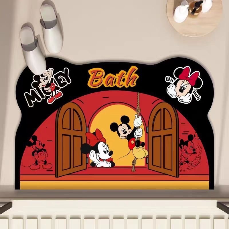 พร้อมส่งพรมมิกกี้เมาส์ Mickey Mouse floor mats rugs รูปที่ 6