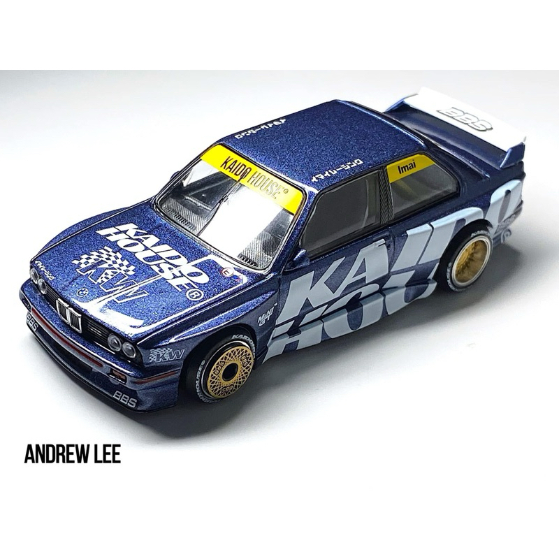 【สินค้าพร้อมส่ง】โมเดลรถเหล็ก KAIDO HOUSE MINI GT KHMG154 BMW M3 (E30) KAIDO WORKS V1