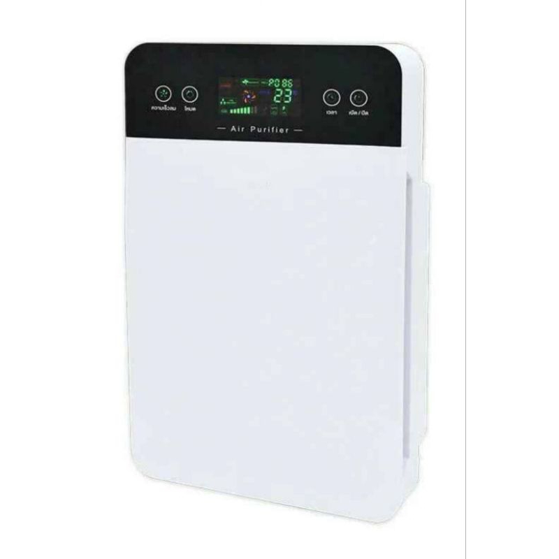 เครื่อง ฟอกอากาศ airpurifier HEPA ประจุลบ ฝุ่น pm 2.5 ใช้กับห้องขนาดใหญ่ได้ถึง 32 ตารางเมตร หน้าจอสัมผัส พร้อมรีโมท