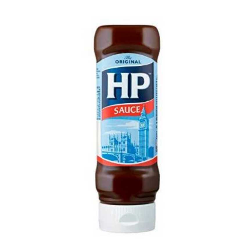 HP Brown Sauce convenient flip lid Squeeze Bottle 450g