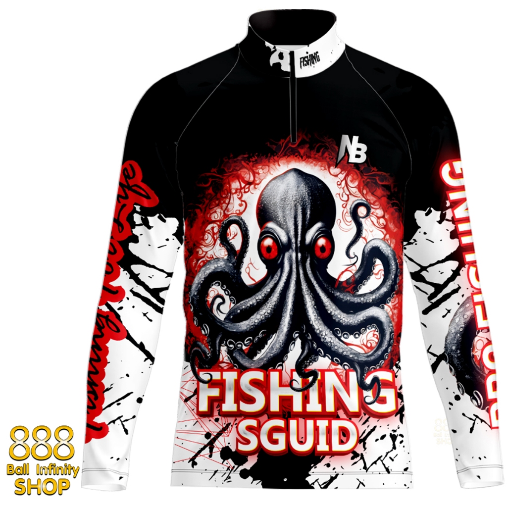 เสื้อตกปลา,ปั่นจักรยาน Set สี 42 FISHING SGUID มีให้เลือก 4 สี (สินค้าพร้อมจัดส่ง) ป้องกันแสง UV