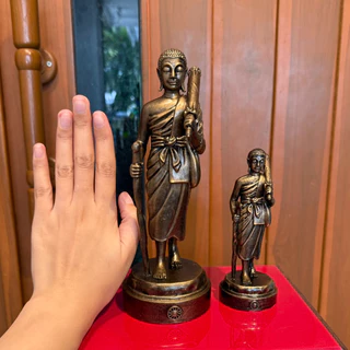 🪷พระสีวลี มหาลาภ ธุดงค์ แร่เหล็กน้ำพี้ มีสูง6/9นิ้ว สีมันปู งานสวย พระพุทธรูป พระอรหันต์ผู้มีลาภมาก