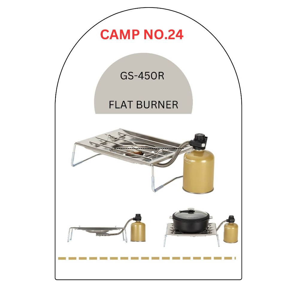 [พร้อมส่ง] SNOW PEAK GS-450R FLAT BURNER เตา 1 Unit IGT System