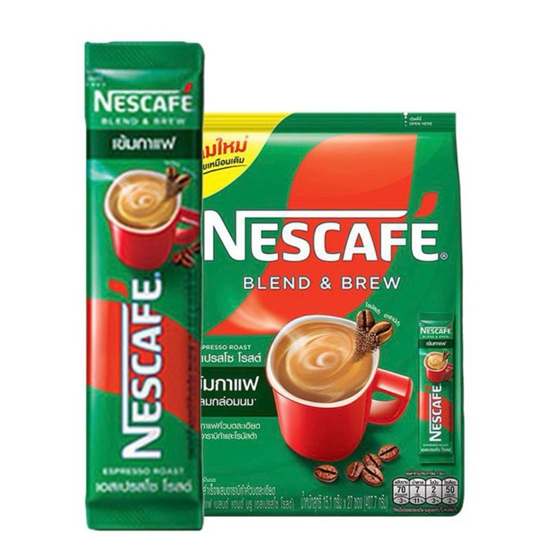 เนสกาแฟ3in1ซอง(27ซองเขียว)