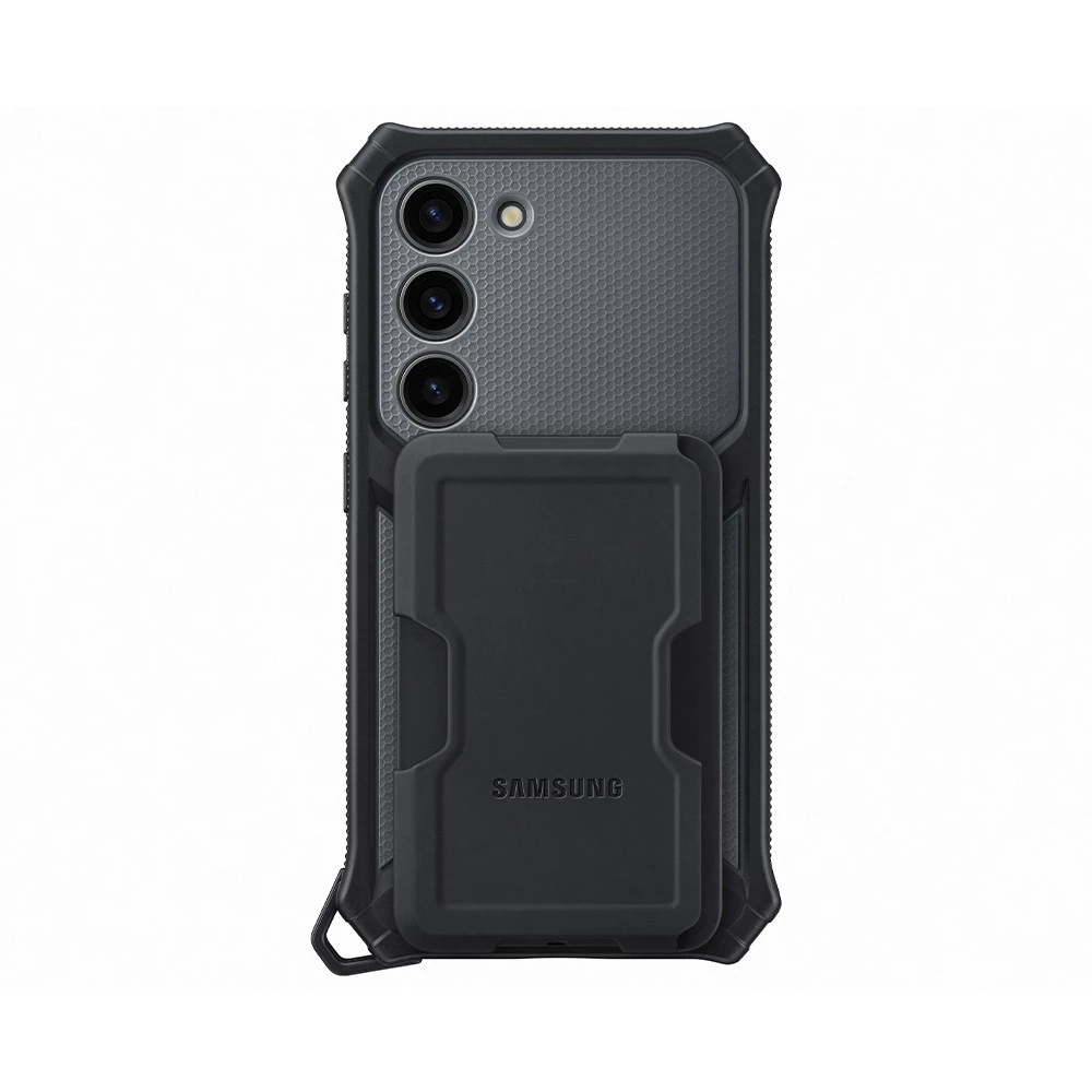 Samsung Rugged Gadget Case สำหรับ Samsung S23+ กันกระแทกพร้อมขาตั้งและที่ใส่บัตร - รูปที่ 1