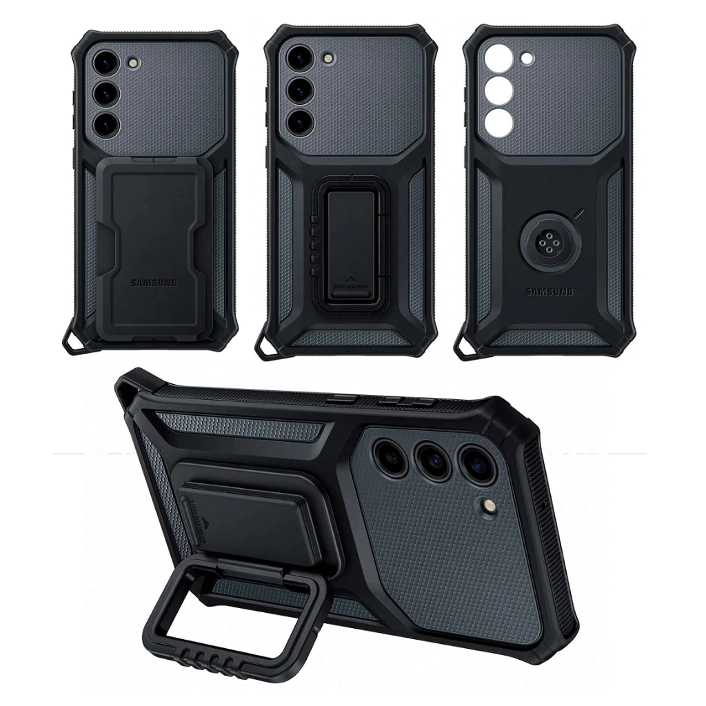 Samsung Rugged Gadget Case สำหรับ Samsung S23+ กันกระแทกพร้อมขาตั้งและที่ใส่บัตร thumbnail 7