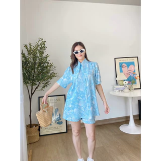 PYCK CLOTHING 🐰 BUNNY SET ชุดเซ็ทเสื้อคอปกหูกระต่าย ลายน่ารัก ทรงสวย