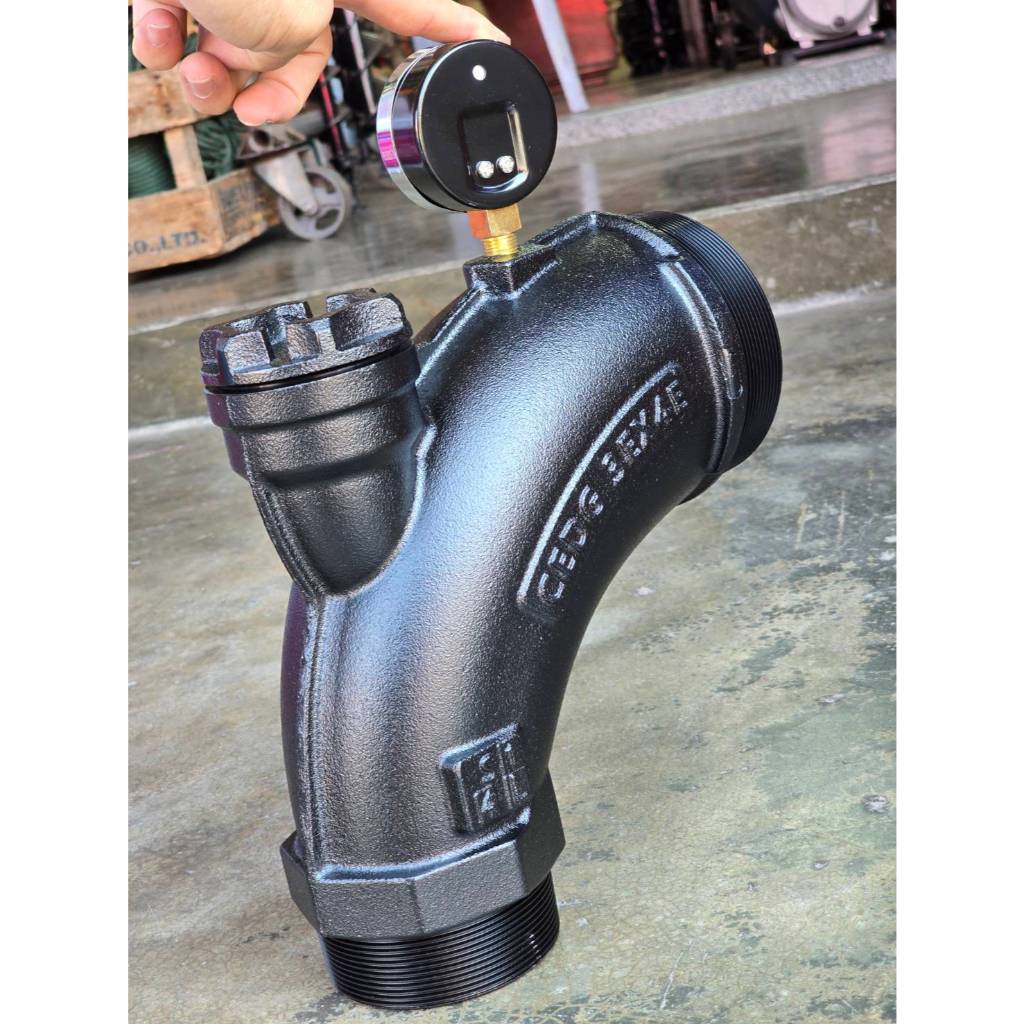 คอปั้มทด มีรูเกจวัดแรงดัน ใช้สำหรับขยายทางส่งน้ำของปั้มน้ำหอยโข่ง ขนาด เข้า 2นิ้ว ออก 3นิ้ว และ เข้า 3นิ้ว ออก 4นิ้ว VEL - รูปที่ 5