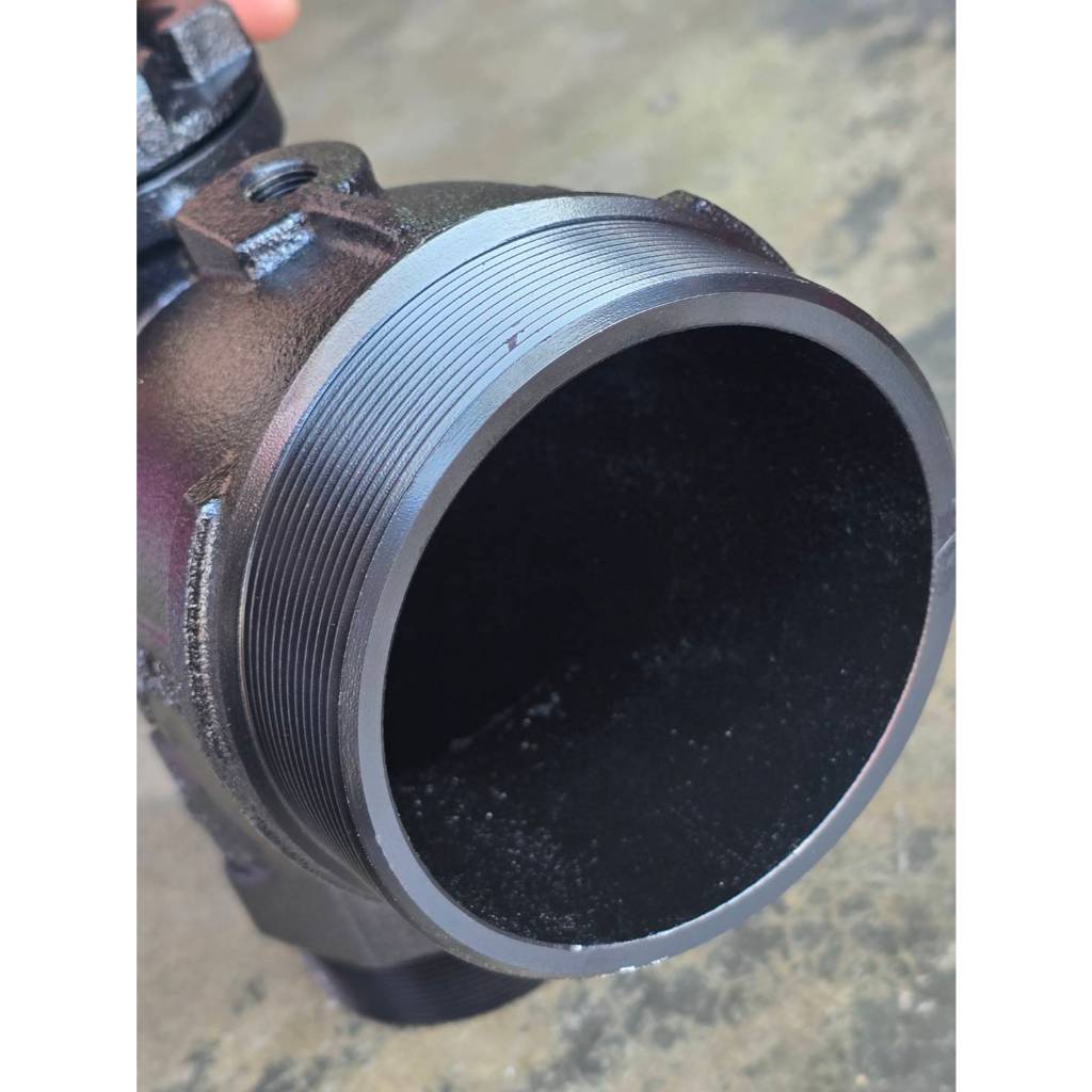 คอปั้มทด มีรูเกจวัดแรงดัน ใช้สำหรับขยายทางส่งน้ำของปั้มน้ำหอยโข่ง ขนาด เข้า 2นิ้ว ออก 3นิ้ว และ เข้า 3นิ้ว ออก 4นิ้ว VEL - รูปที่ 4