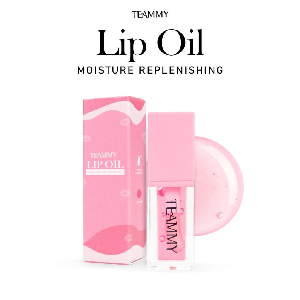 Teammy Lip Oil Moisture Replenishing [TL801] ลิปออยล์ สีสวยฉ่ำวาว เติมความชุ่มชื้นให้แก่ริมฝีปาก เบาสบาย ไม่เหนอะหนะ