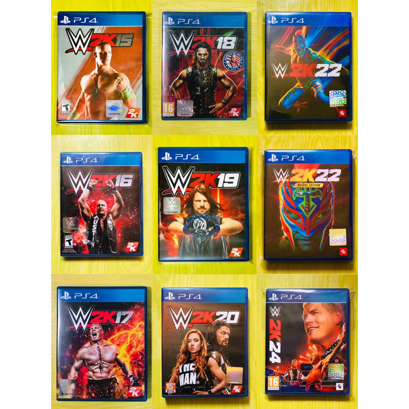 PS4 Games #2💈(เกมส์มวยปล้ำ WW2K, AEW, WW2K:Battle Grounds)
