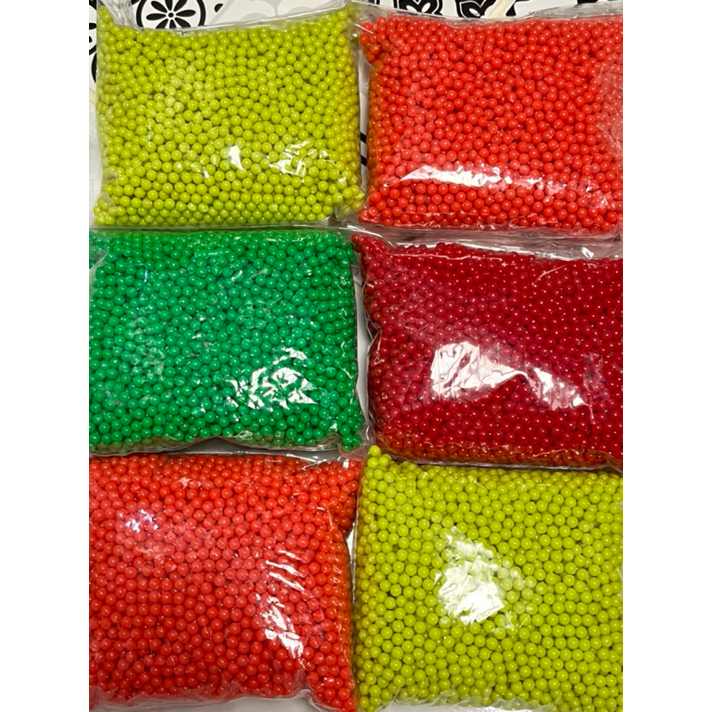ส่งไว พร้อมส่งเม็ดสีพลาสติกคละสี หลากสี ขนาด 0.6mm (ส่งคละสี)