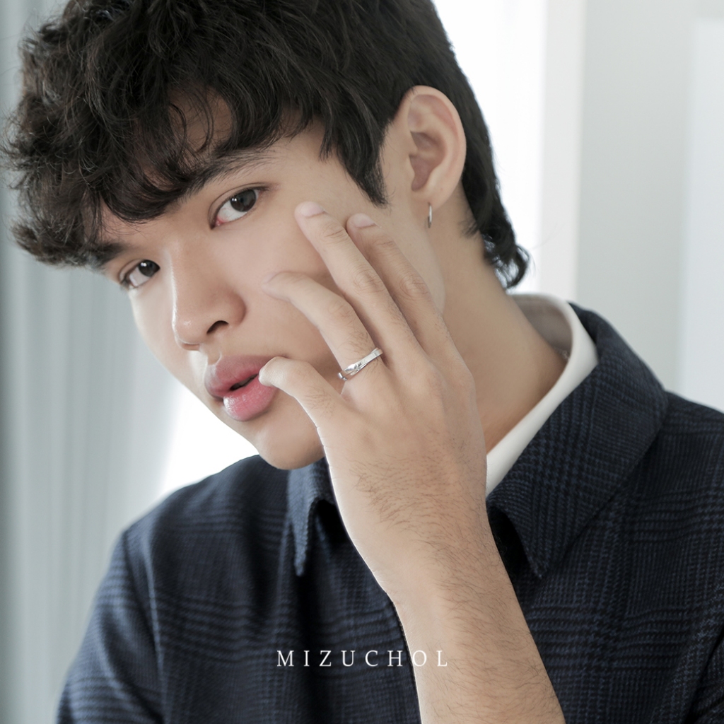 Mizuchol - แหวนเงินแท้ประดับพลอยนพเก้าแท้ The Hidden Gems รูปที่ 6