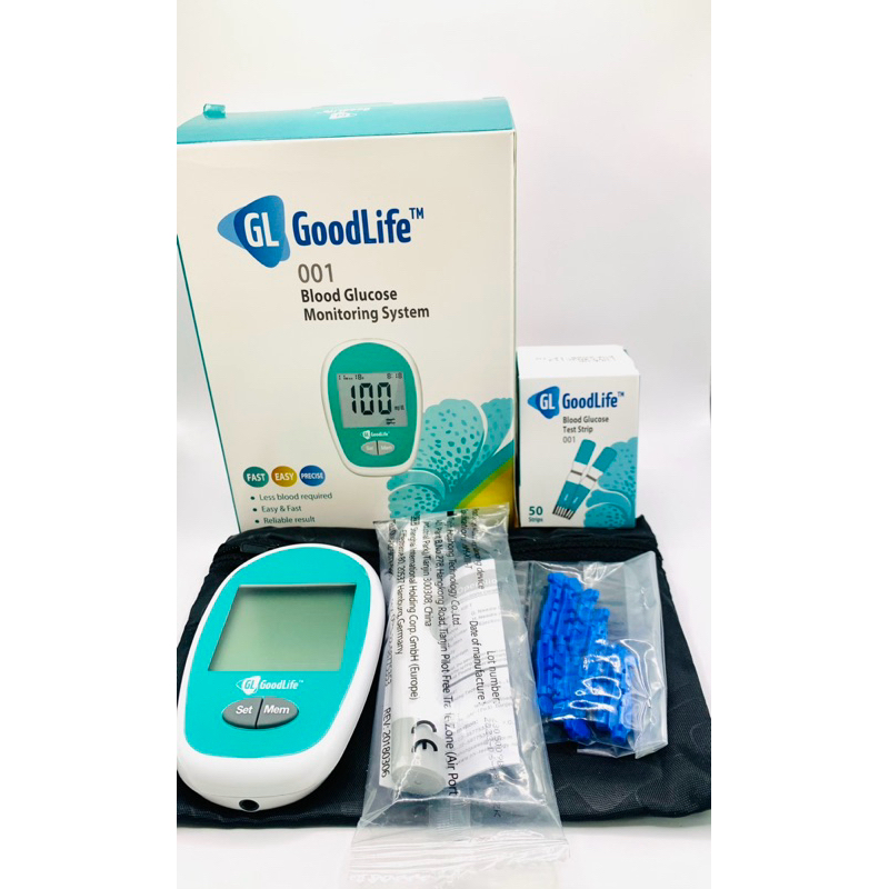 GL GOODLIFE แผ่นตรวจน้ำตาลExp12/2025
