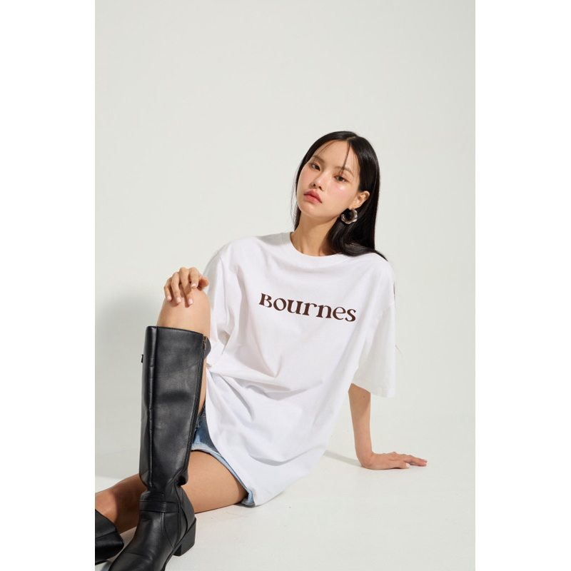 BOURNES - BOURNES Oversized Tee เสื้อยืดโอเวอร์ไซส์