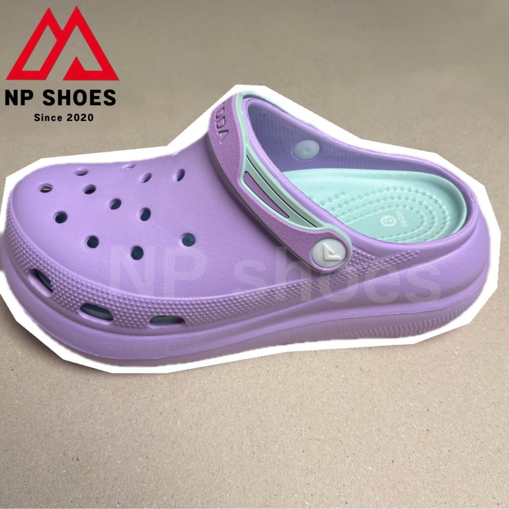 รองเท้าหัวโต ADDA รุ่น 59G01-W1 SIZE (4-7) สำหรับหญิง มีสายรัดหลังเพิ่มความกระชับ นุ่มสวมใส่สบาย เสริมส้นสูง 2.5 นิ้วค่ะ - รูปที่ 7