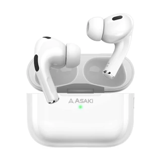 Asaki หูฟังบลูทูธ เบสหนัก แบตอึด ไมค์สนทนาชัด ANC ตัดเสียงรบกวน รุ่น AK-PODSPRO - ประกัน 1 ปี