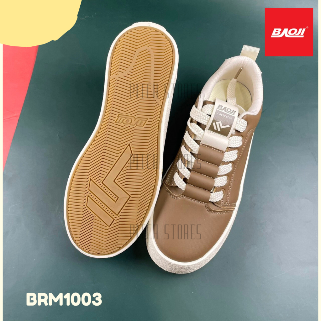 Baoji รองเท้าผ้าใบผู้ชายหนังพียู รุ่น BRM1003 (41-45)