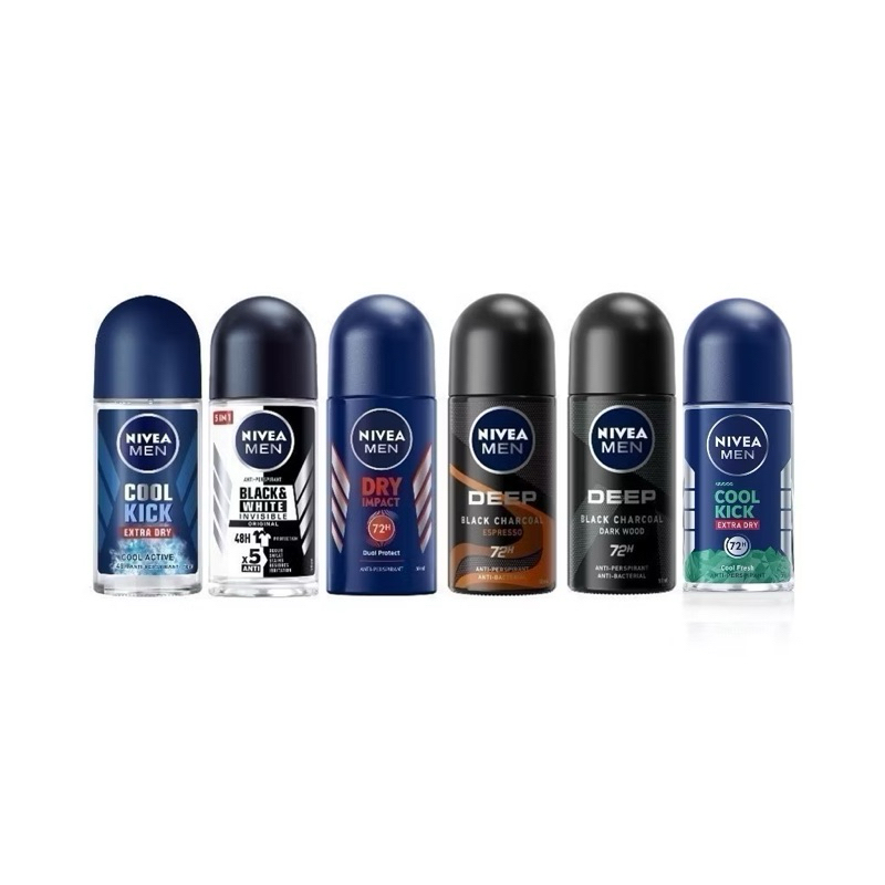 [ส่งฟรี] นีเวีย โรลออน 12 - 50 มล. NIVEA ROLL ON 12 - 50 ml.