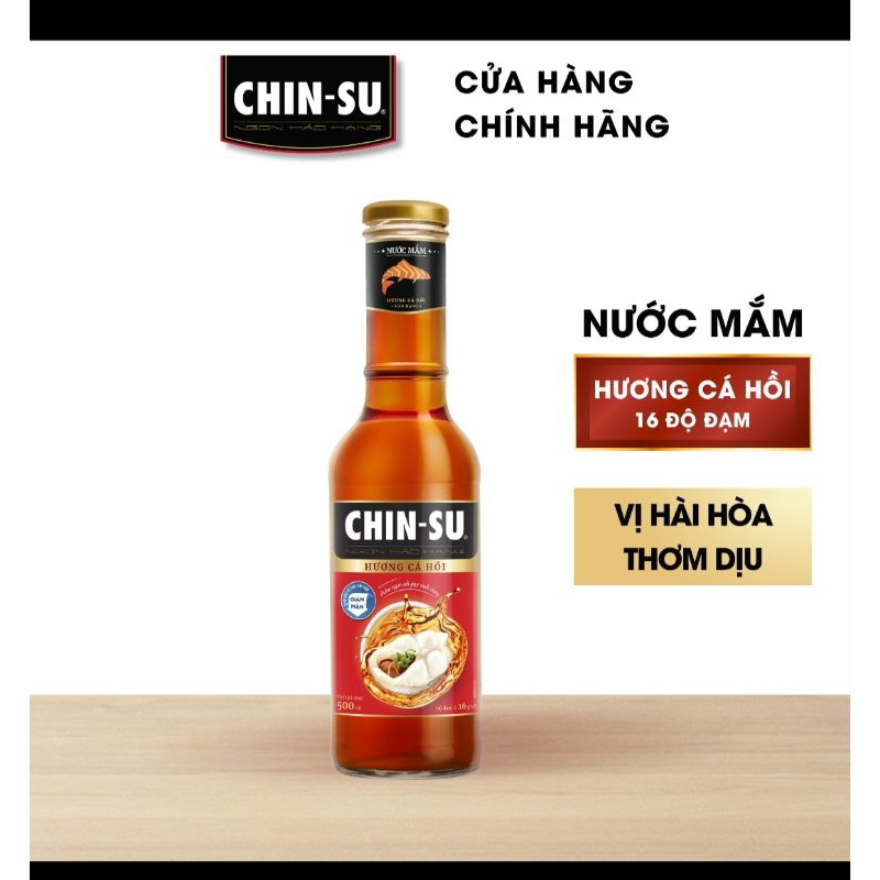 น้ำปลาเวียดนามรสแซลมอน500ml chin su hương cá hồi 500ml