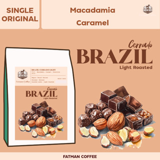 เมล็ดกาแฟคั่วอ่อน Brazil Cerrado Jaguar