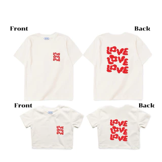 resign studio - crop&oversize ลาย love love love