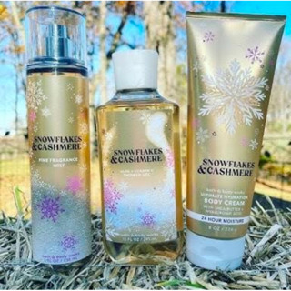 (แท้) Bath&Body Works SNOWFLAKES and CASHMERE collection