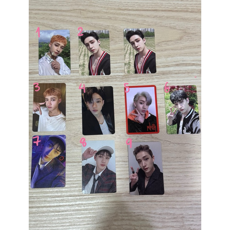 การ์ด skz bang chan 🐺