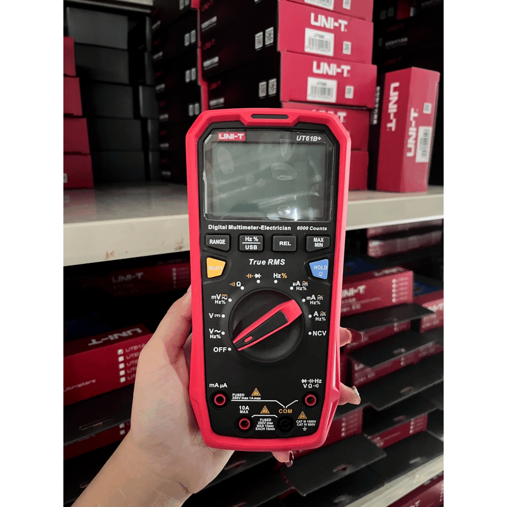 Uni-T Ut61B + Ut61D + Ut61E + เครื่องวัดแรงดันไฟฟ้ามัลติมิเตอร์ดิจิตอล