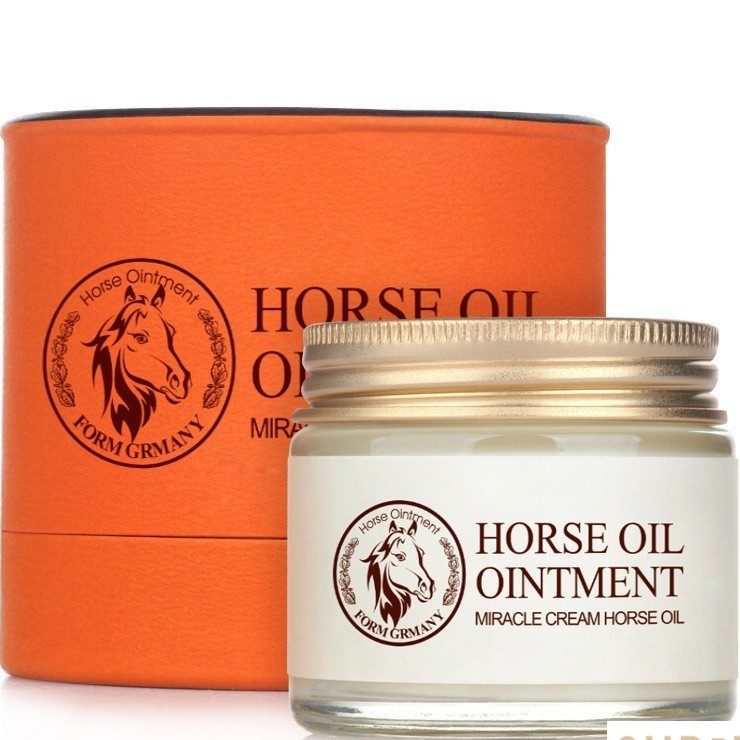 ครีมน้ำมันม้า ผิวหน้่กระชับเต่งตึง หน้าฟู ผิวอิ่มน้ำ BIOAQUA HORSE OIL OINTMENT CREAM [70 กรัม]