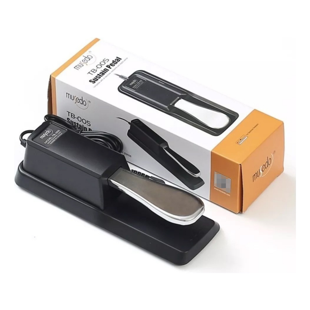 Musedo / Cherub WTB-005/ WTB-006 Pedal ฟุตสวิทช์คีย์บอร์ด แบบก้าน ปรับได้ 2 ขั้ว Keyboard Sustain Pedal
