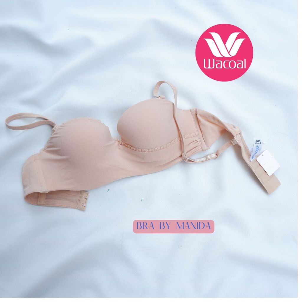 WACOAL รุ่น BRABERRY - บรามีโครง ฟองน้ำบาง ผ้าชิฟฟอน น้ำหนักเบา แต่งคริสตัลจาก SWAROVSKI