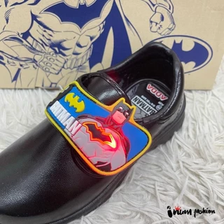 NFshoes รองเท้านักเรียนเด็ก อนุบาลชาย ADDA แอ็ดด้า ลายการ์ตูน สไปเดอร์แมน /เบ็นเท็น มีไฟ ผ้าใบเด็ก ไซส์ 25-35 W/H