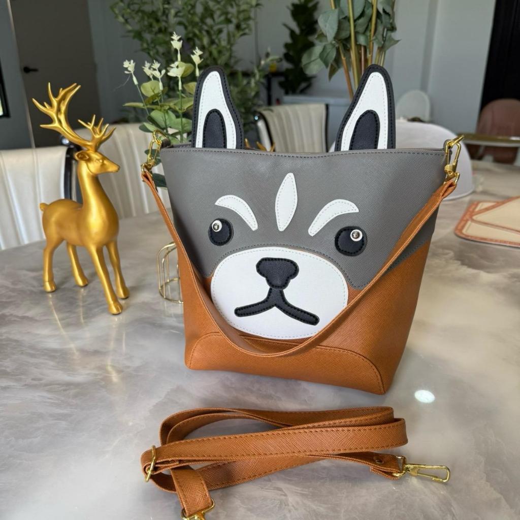 263 ใหม่ กระเป๋าถังหมาใหญ่ NIDORA งานแท้ ใบใหญ่จุของได้เยอะ สายสะพายมี 2 เส้น