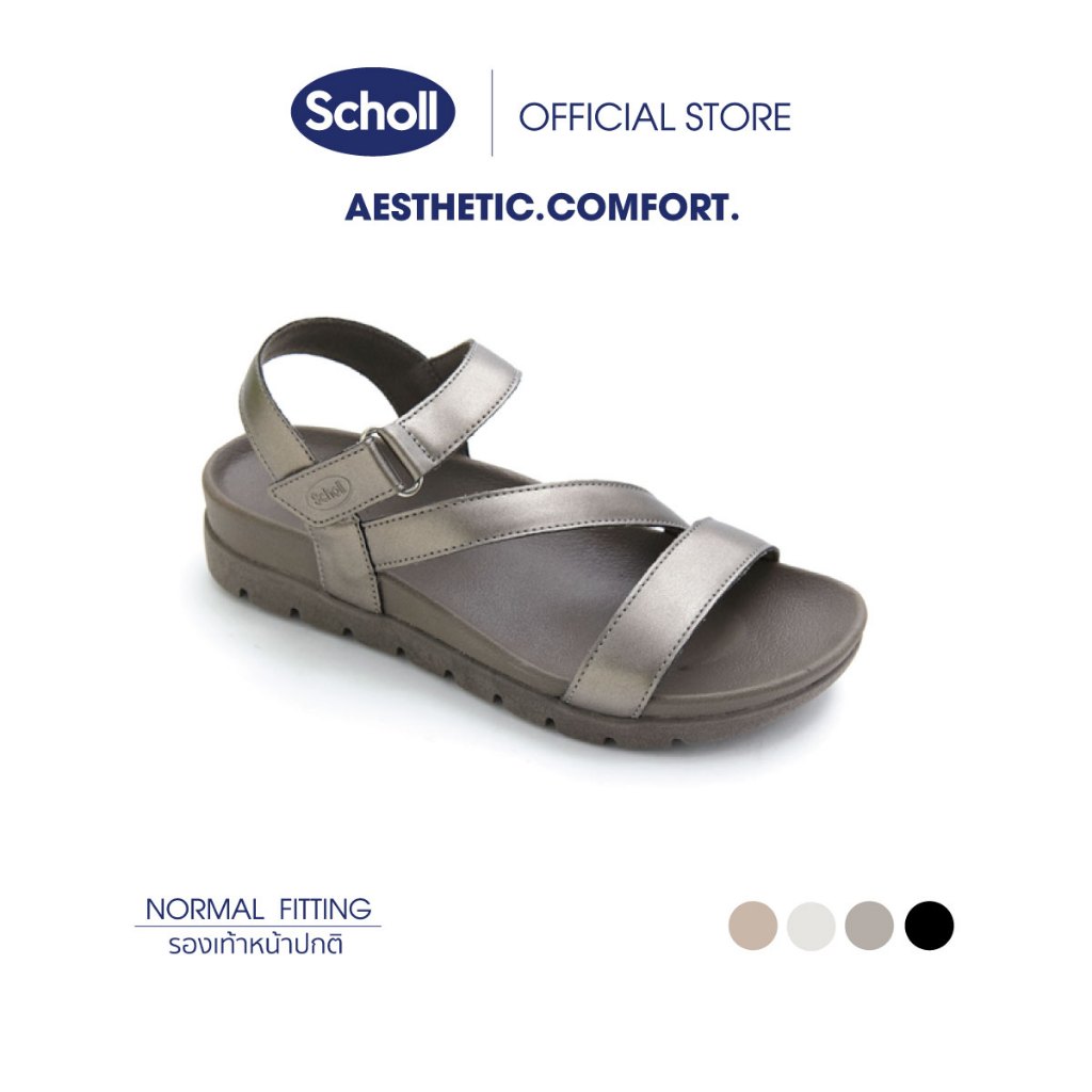 Scholl รองเท้าสกอลล์-เมล่า Mela รองเท้ารัดส้น ผู้หญิง เพื่อสุขภาพเท้า นุ่มสบาย กระจายน้ำหนัก