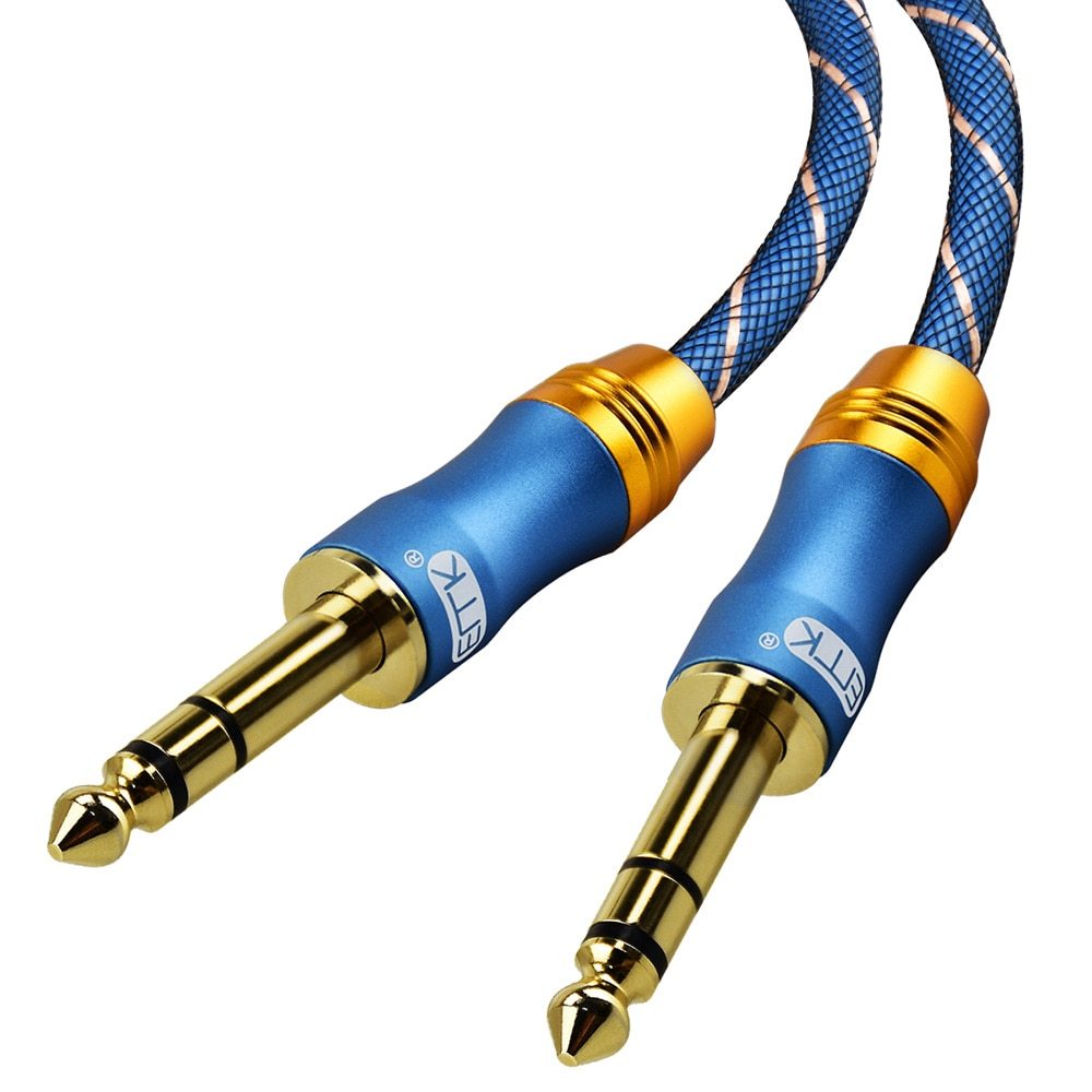 ERTK 6.35mm to 6.35mm [สายเคเบิ้ล AUX สำหรับชุดเครื่องเสียง]