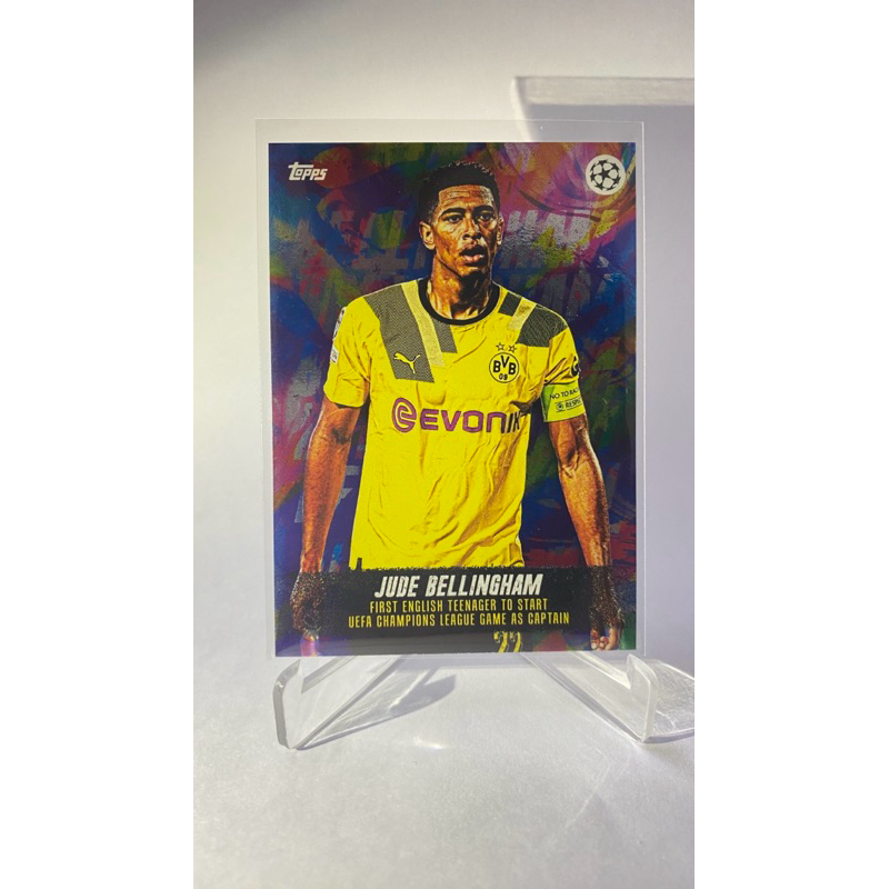 การ์ดนักฟุตบอล Jude Bellingham TOPPS Milestones 2022