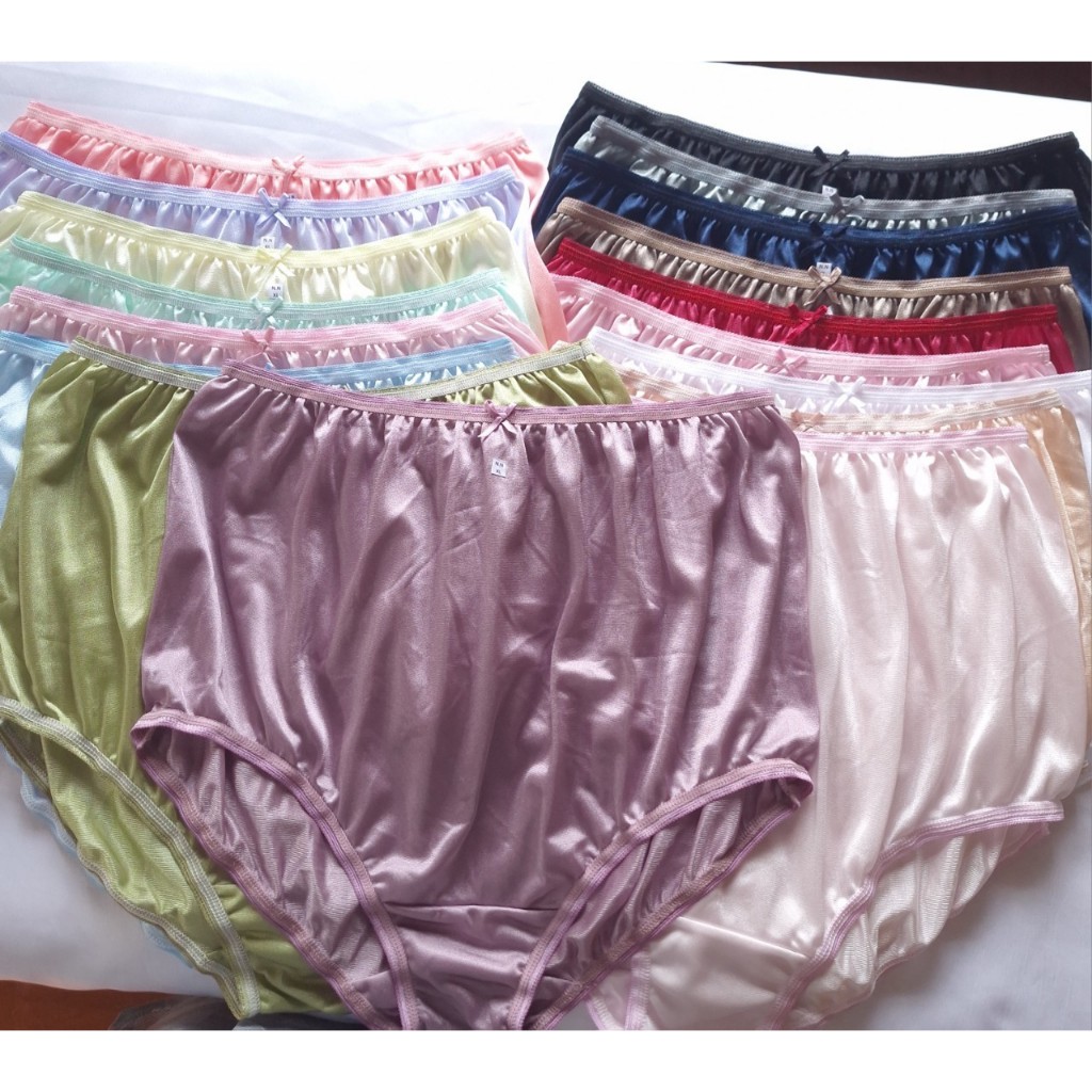 กางเกงในคนอ้วนตัวใหญ่ กางเกงในไซส์ใหญ่พิเศษ กางเกงในคนแก่ คุณยาย กางเกงในไนลอนแห้งเร็ว ผ้าวาโก้ Nylon Underwear Big Size