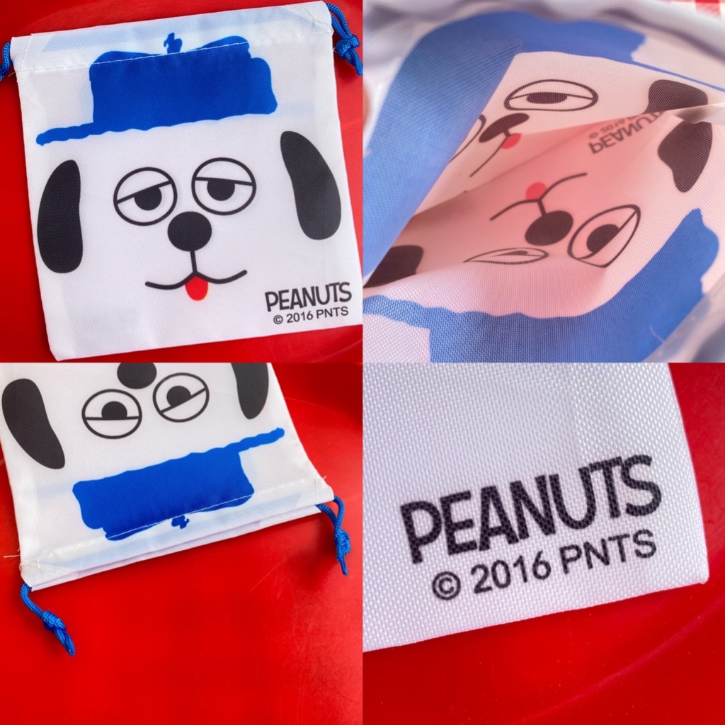 🐶ถุงผ้าไนลอนหูรูดใบเล็กลาย Snoopy☝️ของใหม่น้าา