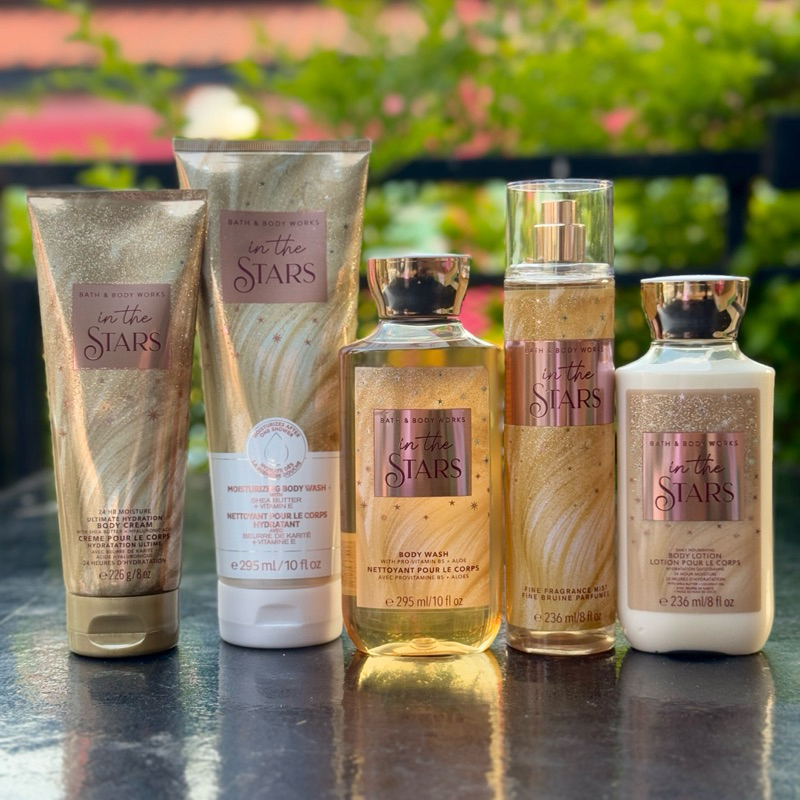 in the stars แท้ % bath & body works lotion cream mist shower scrub Butter