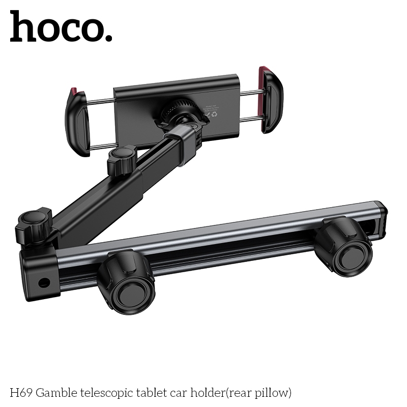 hoco H69 ที่วางมือถือแบบยึดกับหลังเบาะรถยนต์ รองรับจอขนาดใหญ่ 4.5-13นิ้ว ที่วางไอแพดในรถยนต์ - รูปที่ 3
