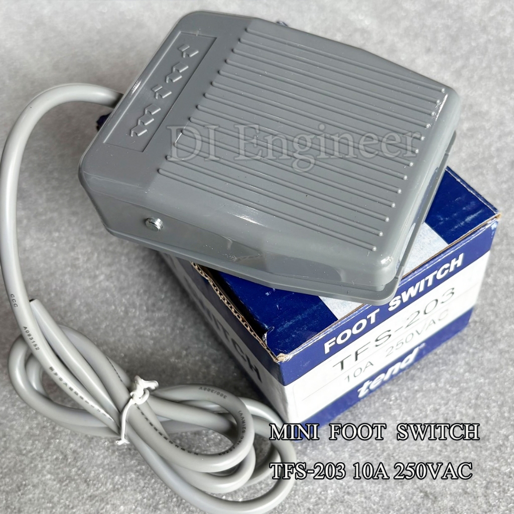 Tend Mini Foot Switch สวิตซ์เท้าเหยียบไฟฟ้า TFS-203 10A 250VAC