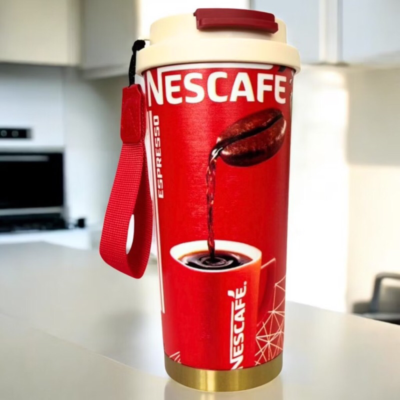 พร้อมส่ง แก้วกาแฟ  เเก้วเก็บความเย็น-ความร้อน มาใหม่มีลายให้เลือกหลายลาย เก็บความเย็น 6-12 ชั่วโมง สเเตนเลส316 - รูปที่ 2